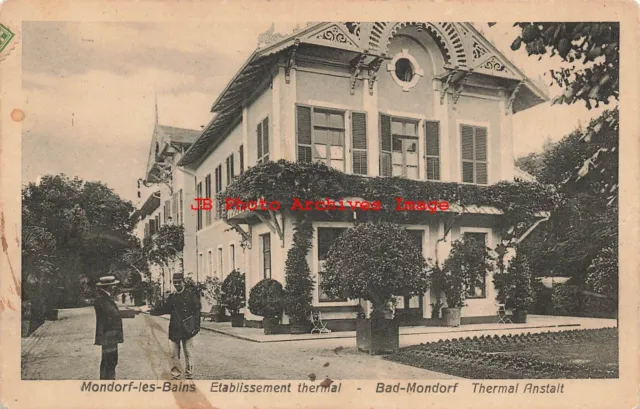Luxembourg, Mondorf-Les-Bains, Etablissement Thermal, 1917 PM