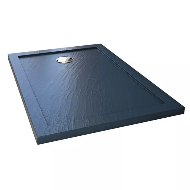 PIATTO DOCCIA ACRILICO 70x140 RETTANGOLARE ANGOLARE ULTRASLIM BAGNO SOLID PIETRA 2