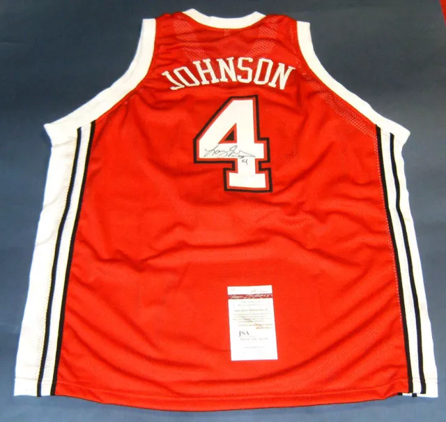 Larry Johnson Autographed Unlv Runnin Rebels R Jersey Jsa