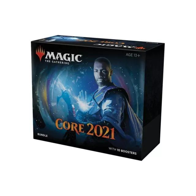 Magic: The Gathering Core Set 2021 (M21) Bundle | 10 Booster Packs + 40 Lands...