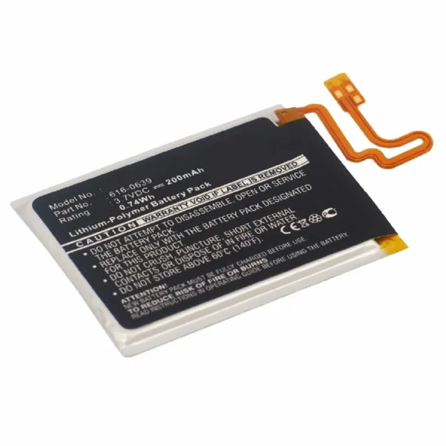 Bateria para Apple iPod nano 7 Gen. - A1446 200mAh