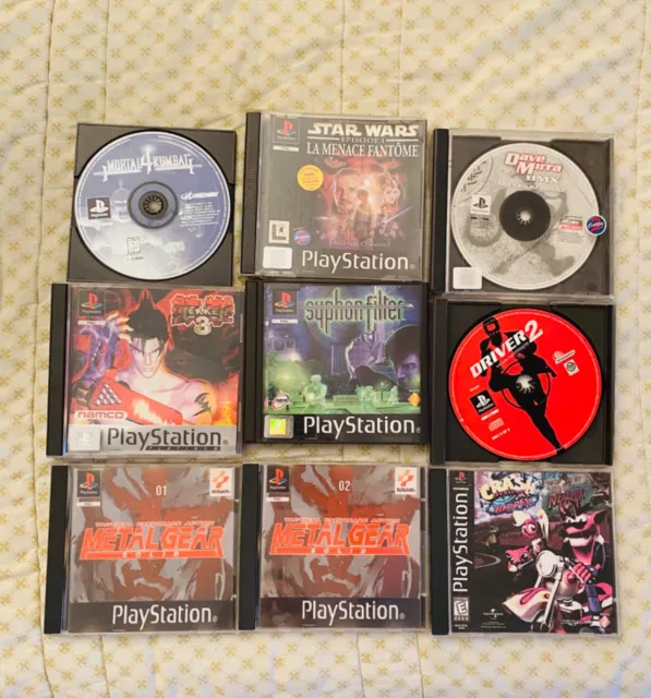 Lot jeux vidéos PS1 PAL