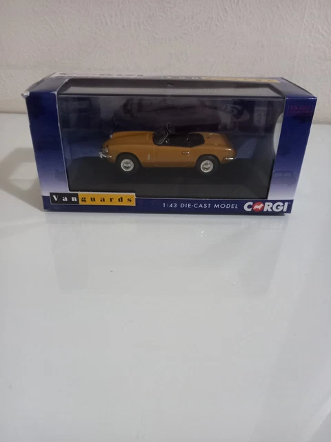 Triumph Spitfire MK3 1965 Miniature Vanguards 1/43 Neuve Couleur Jaune