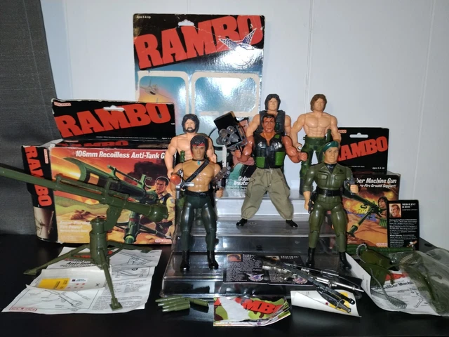 Coleco Rambo Lot! Complete Commando Diamond M force Trautman