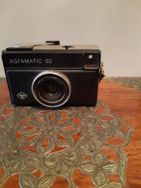 MACCHINA FOTOGRAFICA VINTAGE AGFAMATIC 50 AGFA COLORSTAR PARATOR FOTOCAMERA 35mm