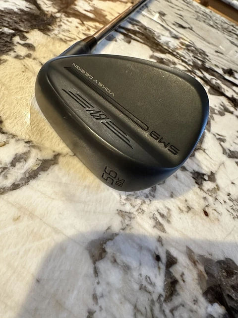 TITLEIST VOKEY SM9 Jet Black 56.10S Wedge Used 6 Rounds, New In 2024