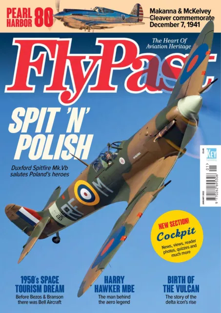 Fly Past Magazine | #486 Jan 2022 | Spit 'N' Polish | Free Aviation Puzzle Book