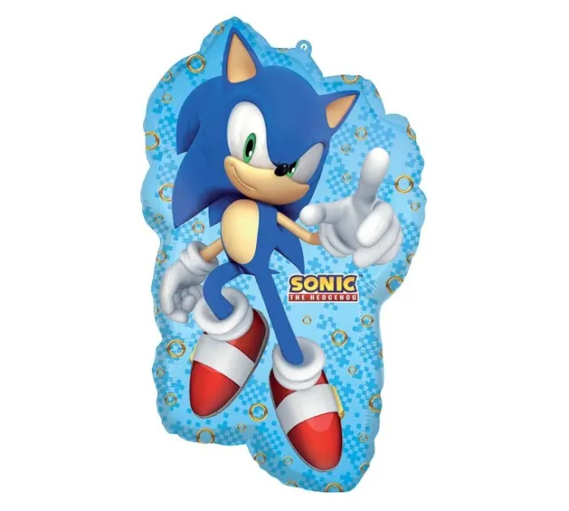 Sonic The Hedgehog 32'' Anagram Balloon Birthday Party Decorations Supplies