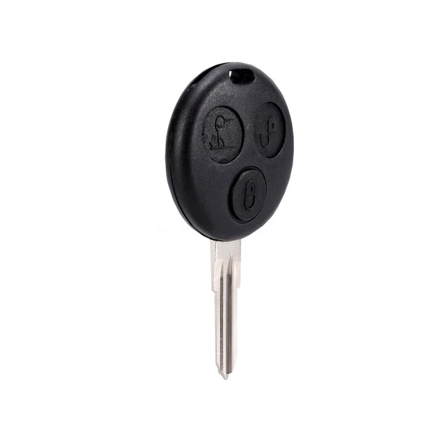Guscio Telecomando Chiave Smart 3 Pulsanti Con Lama Non Tagliata Per Smart Fortwo Forfour City Roadster
