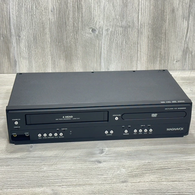 MAGNAVOX DVD/VHS COMBO Player Recorder DV220MW9 4 Head VCR Shuts off
