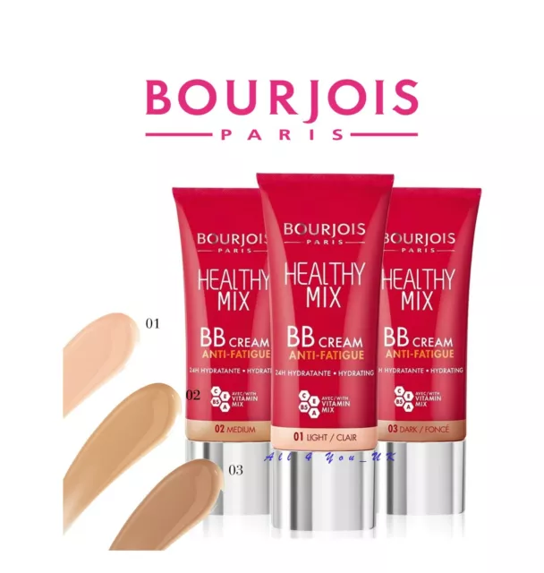 Bourjois Healthy Mix BB Cream 30ml Anti-Fatigue & Hydration Effect-Please Choose