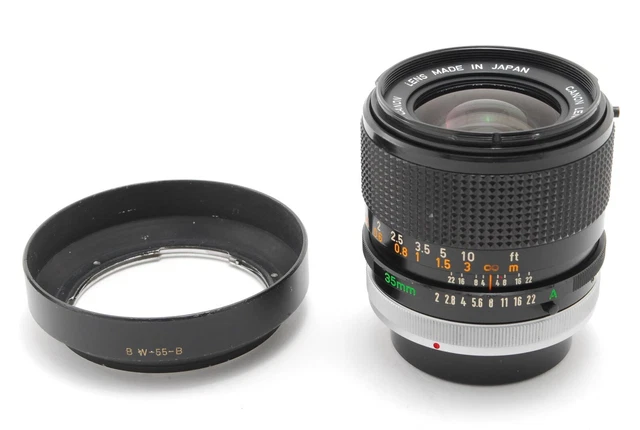Objectif Canon FD 35mm F/2 S.S.C Concave Version III - Grand Angle - Excellent état