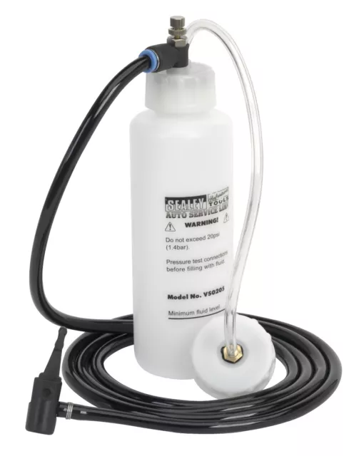 SEALEY CAR/BIKE AUTOMATIC ABS Brake/Clutch Fluid Bleeder/Bleeding Kit VS0205 £21.90 PicClick UK