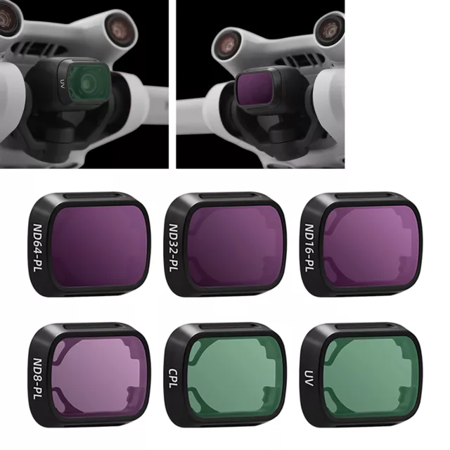Set Filtri Per DJI Mini 3 Pro - Filtro Ottico Regolabile PL, CPL, ND8/16/32/64 Per Drone - Foto 10