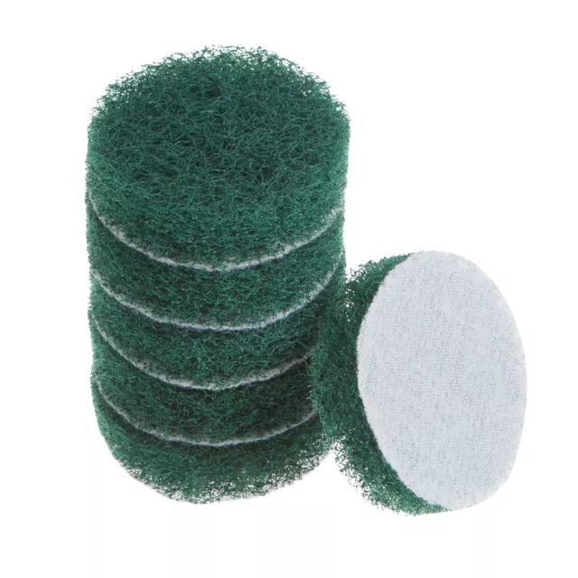 6pcs Drill Power Brush 2 inch Tile Scrubber Scouring Pads 180-240 Grit