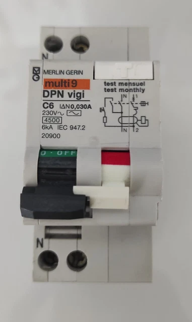 Disjoncteur Différentiel Merlin Gerin Multi 9 DPN Vigi – 25A, 30mA