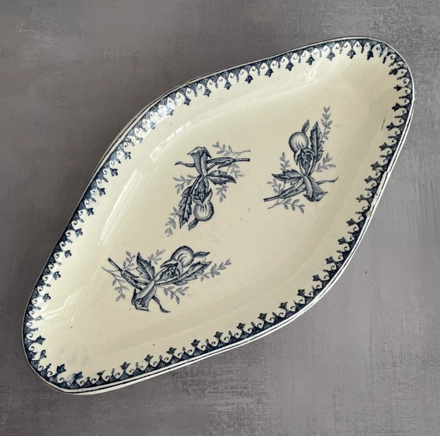 Assiettes plates vintage carreaux vichy faïencerie de Givors – Gio Brocante