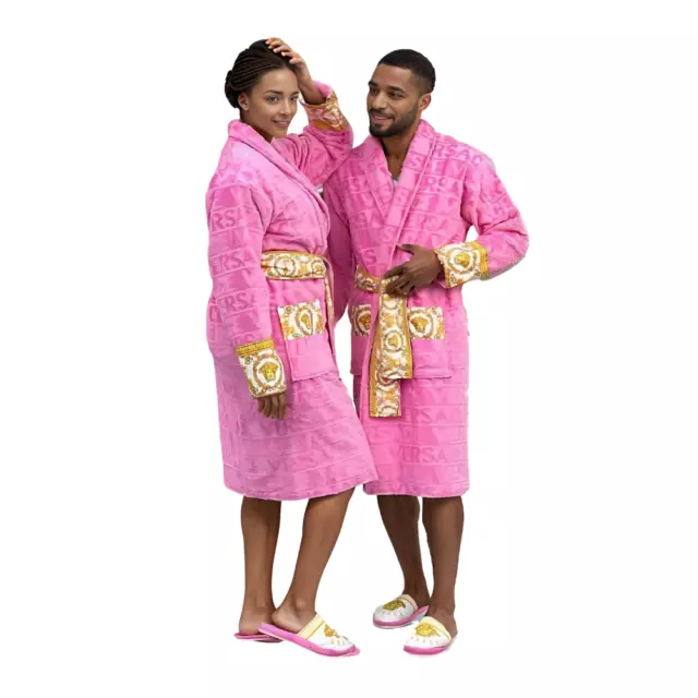 Pink Bathrobe - Cotton Soft Medusa Bathrobe XL Size |  FreeShipping Worlwide