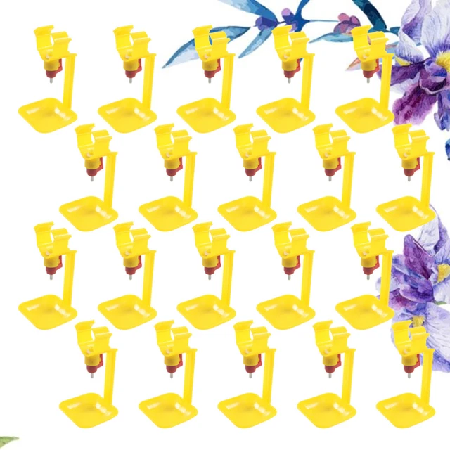 20 Pcs Abreuvoirs À Volaille Chargeur D'eau Fournitures De Canard