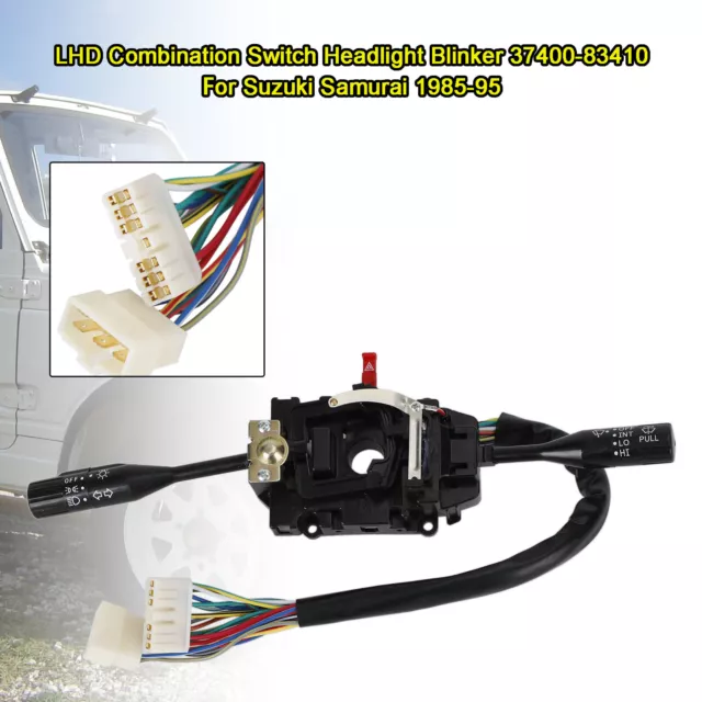 LHD Combination Switch Headlight Blinker 37400-83410 pour Suzuki Samurai 85-95 H
