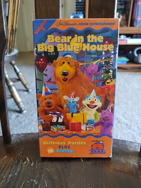 VINTAGE VHS BEAR In The Big Blue House Volume 7 Birthday Parties Plus VINTAGE VHS BEAR In The Big Blue House Volume 7 Birthday Parties Plus