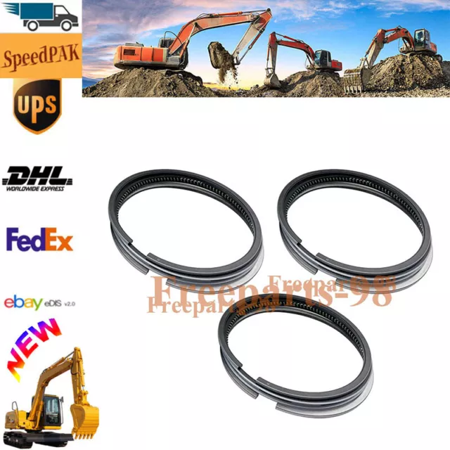 New D850 Piston Rings Set STD 72mm Fit For KUBOTA Engine B1550D B6200D Tractor