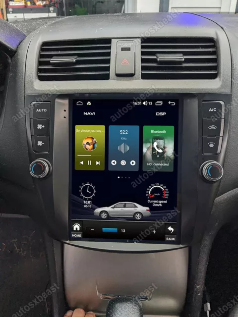 For 2003-2007 Honda Accord Android 13 Apple Carplay 9.7" Car Stereo Gps Radio Bt