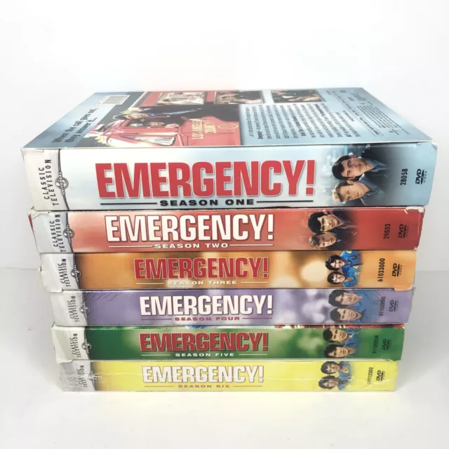 Emergency The Series Seasons 1-6 (DVD Box Sets) Tested Working - Some Sets NEW! Emergency The Series Seasons 1-6 (DVD Box Sets) Tested Working - Some Sets NEW!