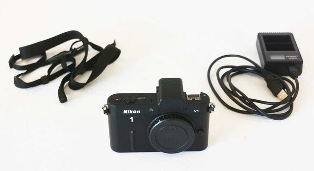 Nikon 1 V1 10.1MP Digital Camera Body Only- Black