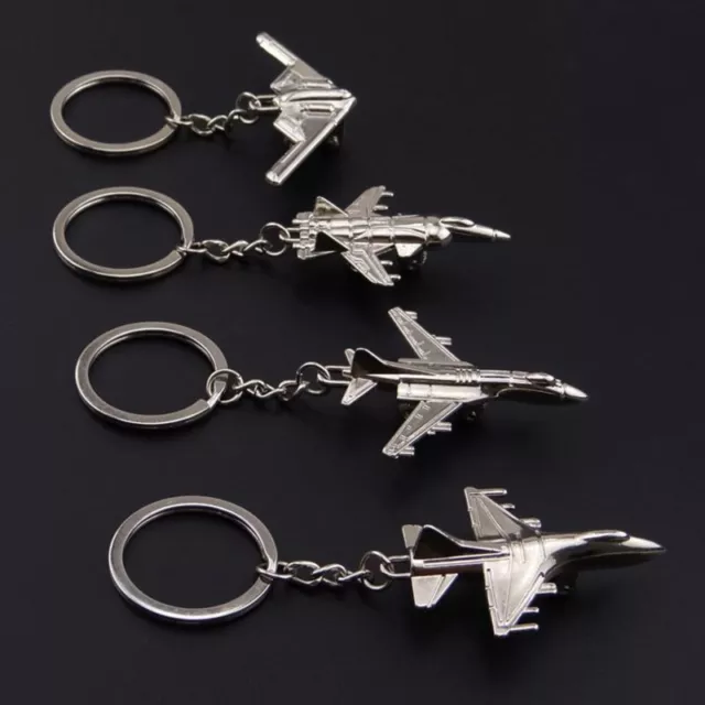 Women Aircraft Keychain Air Force Fighter Keyring Gifts Pendant Key Chains 1Pc