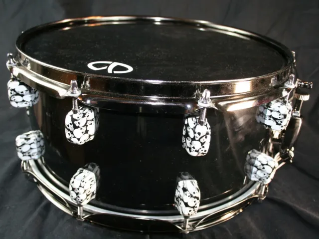 Designer Skull Birkenholz Snare Drum 14" mal 6,5"