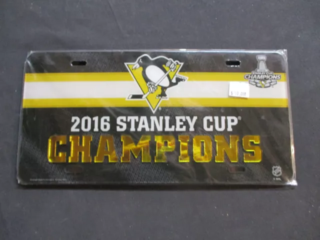 WinCraft Pittsburgh Penguins 2016 Stanley Cup Champions Laser Tag License Plate WinCraft Pittsburgh Penguins 2016 Stanley Cup Champions Laser Tag License Plate