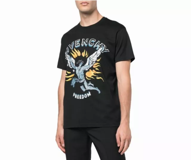 Givenchy Freedom Angel-print T-shirt Size S Authentic