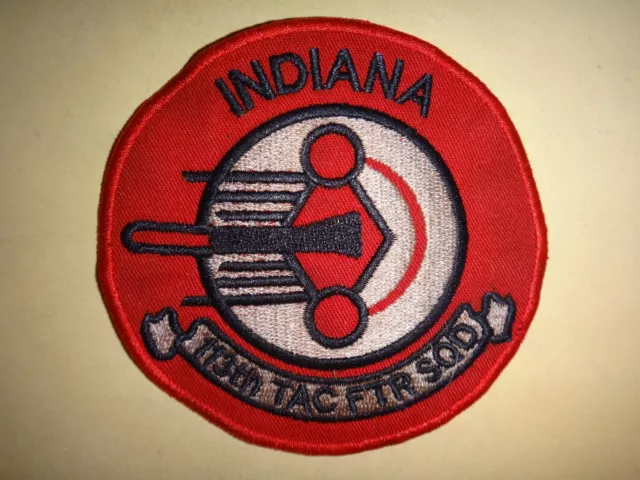 USAF 113th TACTICAL FIGHTER Squadron INDIANA AIR NATIONAL GUARD Patch