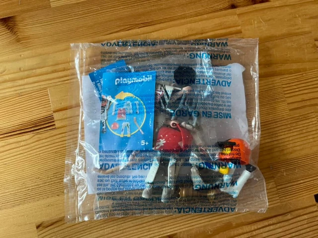  PLAYMOBIL DS-GIVE-AWAY JUNGEN 3in1 Figur Rennfahrer Steinzeit Maler Neu 