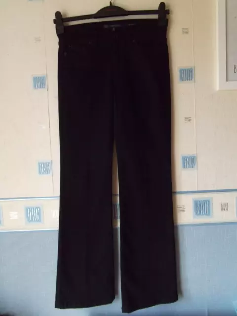LADIES BOOTCUT STRETCH Jeans Black Size 8R Oasis My Scarlet