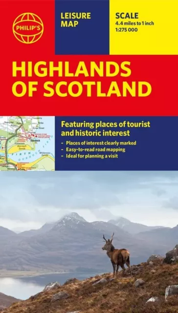 Philip's Highlands of Scotland: Leisure and Tourist Map: Leisure and Tourist Ma