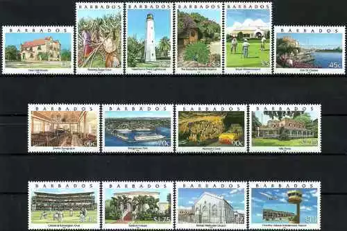 Timbres Barbade 1018/1031 ** (57555CA) - cote : 55 €