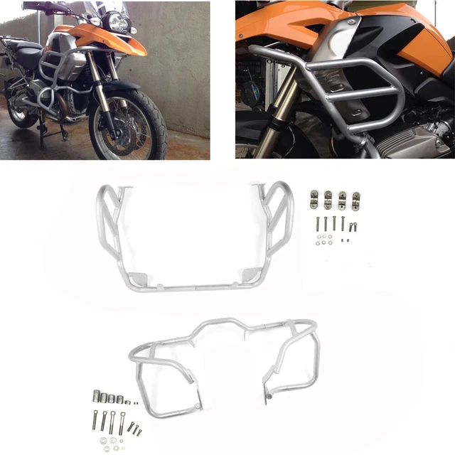 UPPER & LOWER Engine Guard Highway Crash Bar Kit For BMW R1200GS 2008