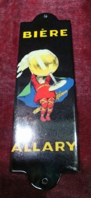 Door Plate Advertising Beer Allary Bar Porcelain Enamels