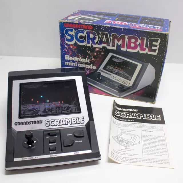 Grandstand Scramble 1982 Game - Boxed with Instructions