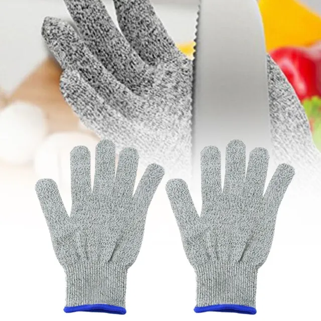 Cortar/cortar cocina fácil con guantes resistentes a varillas acero inoxidable
