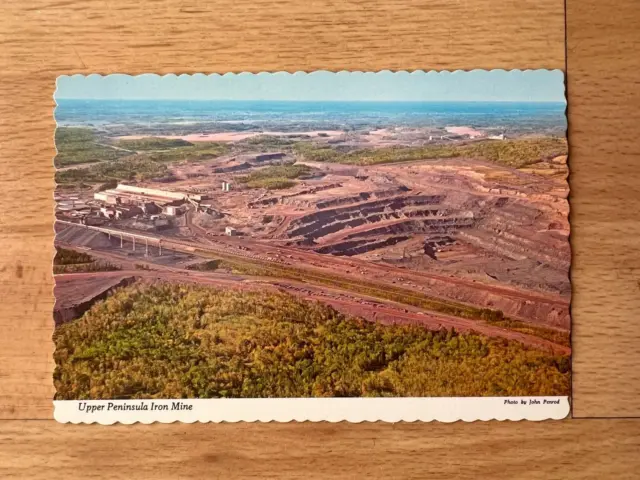 Postcard ~ Upper Peninsula Mine ~ Michigan ~ UNMAILED