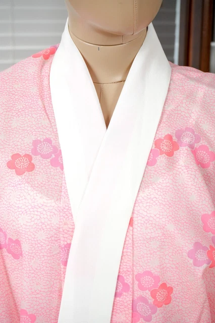 Dear Vanilla Japanese Hitoe Juban Undergown Women's Kimono Genuine Vintage Mint 3