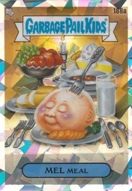 Mel Meal Topps Chrome Garbage Pail Kids Gpk Series 5 Atomic Refractor #188A 2022