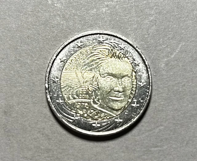 PIÈCE DE DEUX Euros Rare Simone Veil EUR 100,00 - PicClick FR