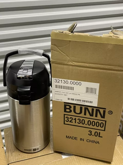 BUNN - BUN321300000 32130.0000 3.0-Liter Lever-Action Airpot, Stainless Steel 2
