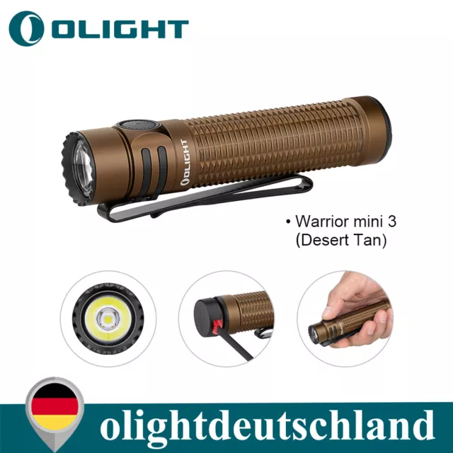 Olight Warrior Mini 3 Taktische EDC Taschenlampe 1750Lumen EDC/Outdoor/Reparatur