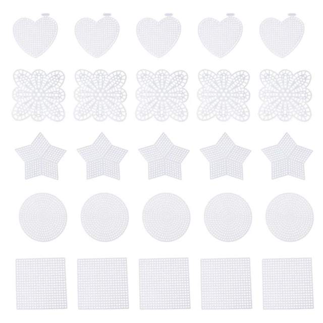 50 White Hand Cross Paño Redondo Nitrógeno Aguja de tela Tela para