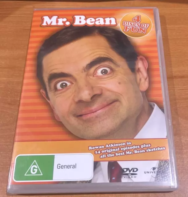 Mr. Bean Collection (1990 : 4 Disc DVD Set) Very Good Condition Region 4